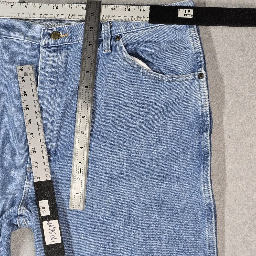 Wrangler Men Jeans 40X30 Blue Denim 96501SL Regular Fit Jeans 30